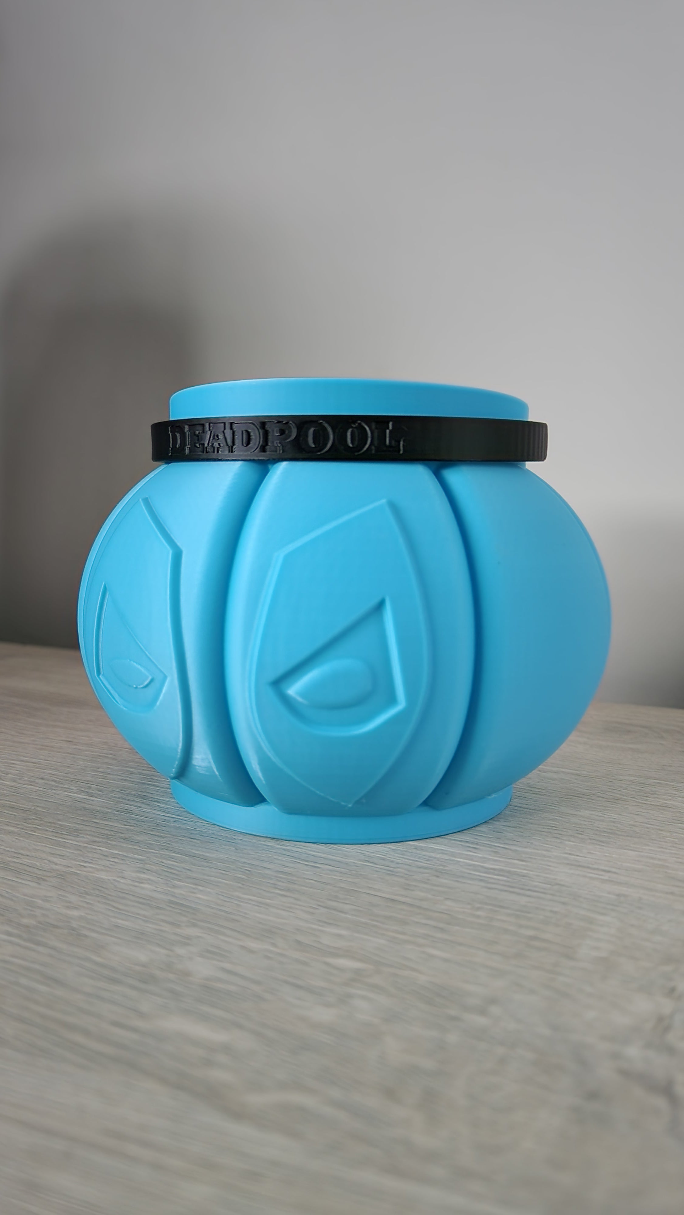 CALABAZA DEAD POOL "XS" CELESTE