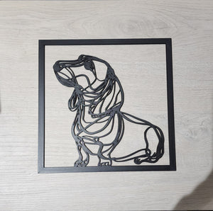 CUADRO DACHSHUND 🐕