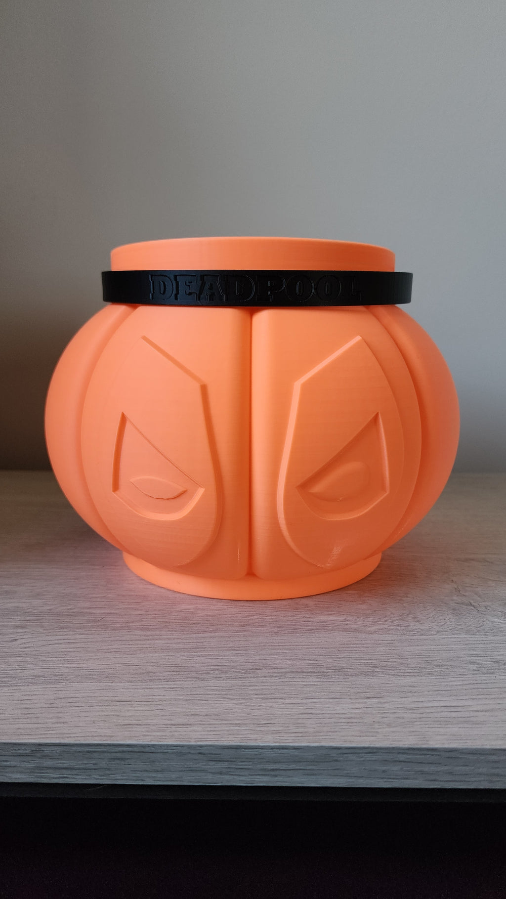 CALABAZA DEAD POOL "XL" NARANJA