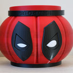 CALABAZA GRANDE DEAD POOL "XL" ⚫️🔴
