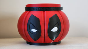 CALABAZA GRANDE DEAD POOL "XL" ⚫️🔴